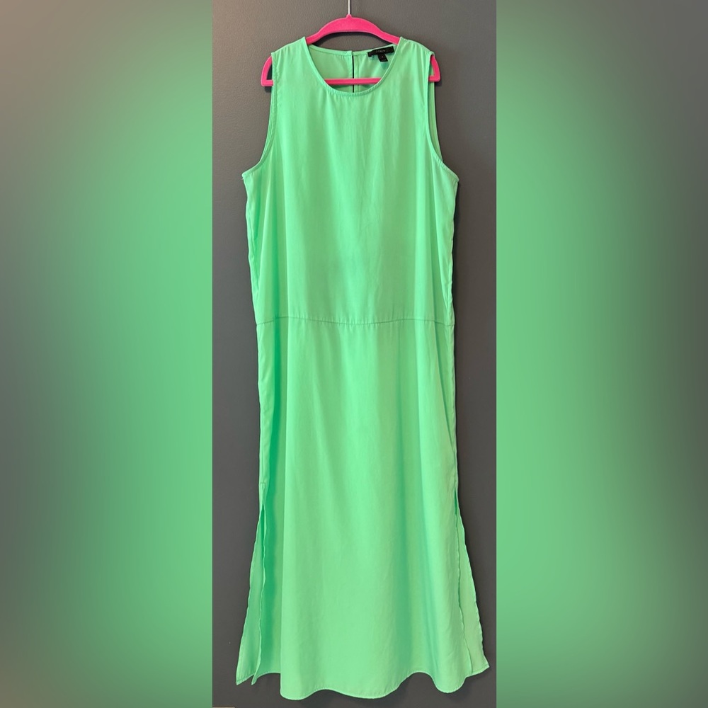 J. Crew Green Sleeveless Maxi Dress. Size Small. Light and flowy.